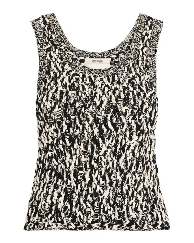 Marled Hand Knit Tank Top