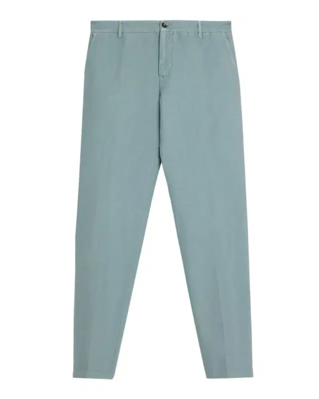 Isaia Men 's Cotton and Linen Straight-Leg Pants