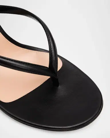 Gianvito Rossi 70mm Nappa Leather Thong Sandals | Thumbnail 4 Gianvito Rossi 70mm Nappa Leather Thong Sandals | Thumbnail 4