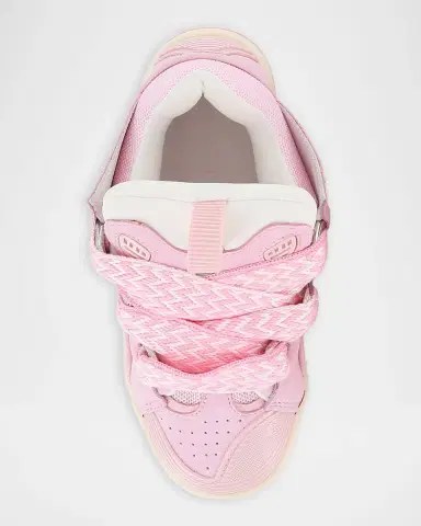 Lanvin Kid 's Curb Lace-Up Sneakers, Kids | Thumbnail 3 Lanvin Kid 's Curb Lace-Up Sneakers, Kids | Thumbnail 3