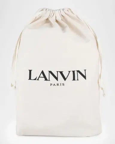 Lanvin Kid 's Curb Lace-Up Sneakers, Kids | Thumbnail 6 Lanvin Kid 's Curb Lace-Up Sneakers, Kids | Thumbnail 6
