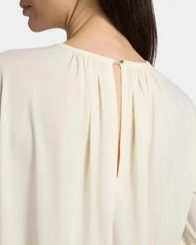 Vince Gathered Long-Sleeve Crepe Blouse | Thumbnail 6 Vince Gathered Long-Sleeve Crepe Blouse | Thumbnail 6