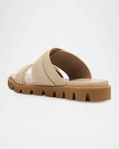 Christian Louboutin Her in Roma Suede Lug-Sole Slide Sandals | Thumbnail 2 Christian Louboutin Her in Roma Suede Lug-Sole Slide Sandals | Thumbnail 2