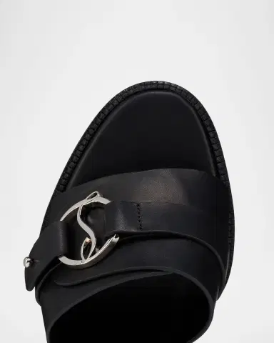 Christian Louboutin 55mm Her in Roma Leather Mules | Thumbnail 5