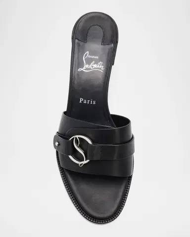 Christian Louboutin 55mm Her in Roma Leather Mules | Thumbnail 6
