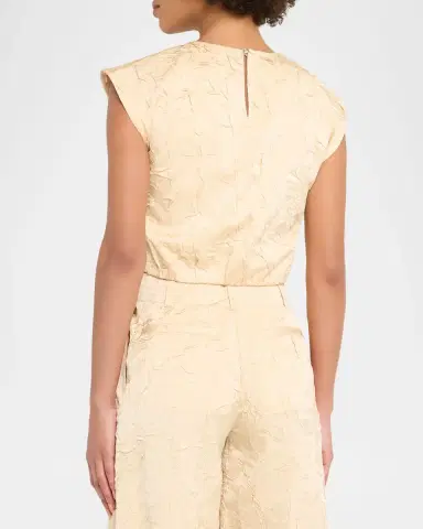 Ulla Johnson Gisella Satin Crop Top | Thumbnail 3 Ulla Johnson Gisella Satin Crop Top | Thumbnail 3