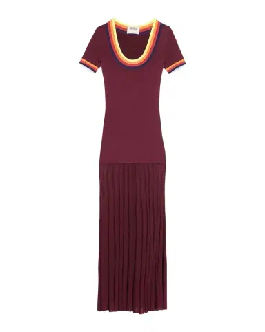 CHRISTOPHER JOHN ROGERS Saucer Neck Short-Sleeve Maxi Dress | Thumbnail 1