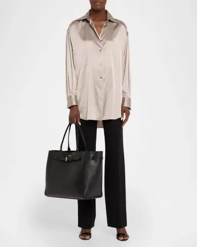 Tom Ford Audrey Large Grained Leather Tote Bag | Thumbnail 5 Tom Ford Audrey Large Grained Leather Tote Bag | Thumbnail 5