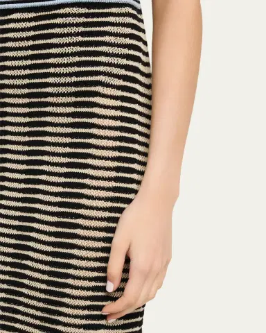 Christopher John Rogers Wave Knit Midi Pencil Skirt | Thumbnail 5