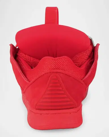 Lanvin Kid's Curb Lace-Up Sneakers, Kids | Thumbnail 3 Lanvin Kid's Curb Lace-Up Sneakers, Kids | Thumbnail 3