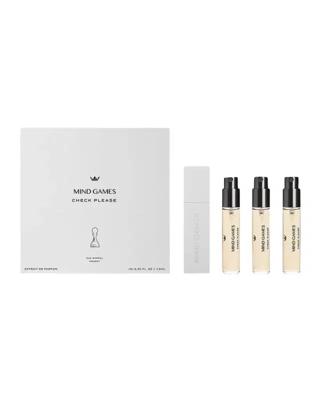 MIND GAMES Check Please Travel Trio Gift Set, 3 x 0.25 oz.
