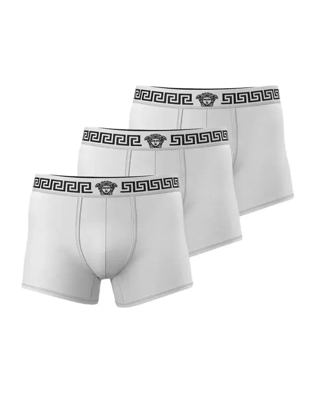 Men 's Medusa La Greca 3-Pack Boxer Briefs