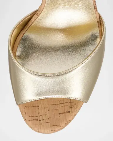 Christian Louboutin 130mm Sandaloo Metallic Leather Platform Sandals | Thumbnail 3