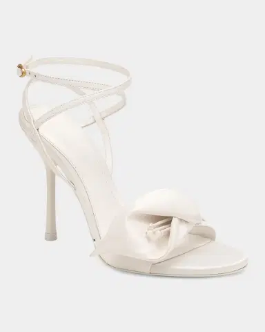 Cult Gaia 100mm Carly Satin Ankle-Strap Sandals | Thumbnail 3 Cult Gaia 100mm Carly Satin Ankle-Strap Sandals | Thumbnail 3