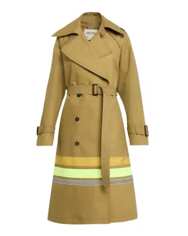 Christopher John Rogers Striped Oversized Trench Coat | Thumbnail 1 Christopher John Rogers Striped Oversized Trench Coat | Thumbnail 1