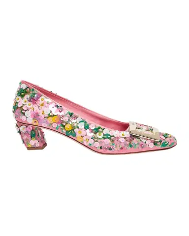 Roger Vivier Belle Vivier Sequin Satin Pumps | Thumbnail 1