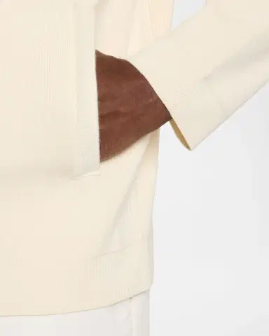 Isaia Men's Wool and Silk Ribbed Overshirt | Thumbnail 5