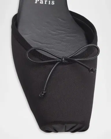 Christian Louboutin Cassia Satin Lace-Up Ballerina Flats | Thumbnail 6