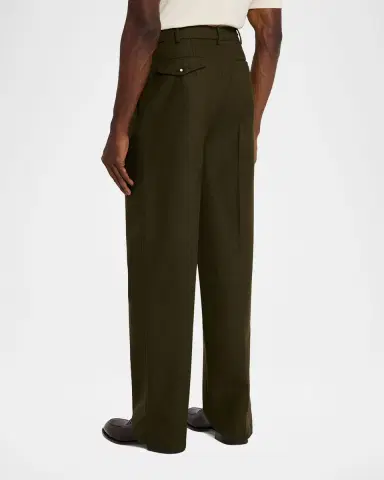 MAGLIANO Men's Signature Wool Double-Pleat Pants | Thumbnail 3