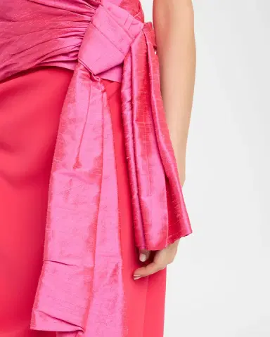 Christopher John Rogers Silk Sarong Top | Thumbnail 5 Christopher John Rogers Silk Sarong Top | Thumbnail 5