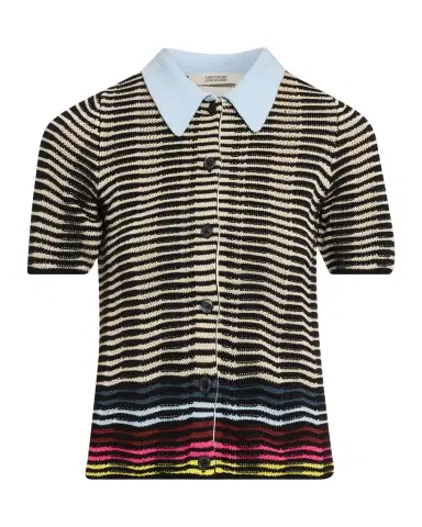 Christopher John Rogers Wave Knit Short-Sleeve Polo Shirt | Thumbnail 1