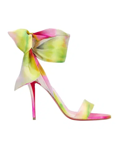Christian Louboutin 100mm Miss Z Tie-Dye Satin Ankle-Wrap Sandals | Thumbnail 1 Christian Louboutin 100mm Miss Z Tie-Dye Satin Ankle-Wrap Sandals | Thumbnail 1