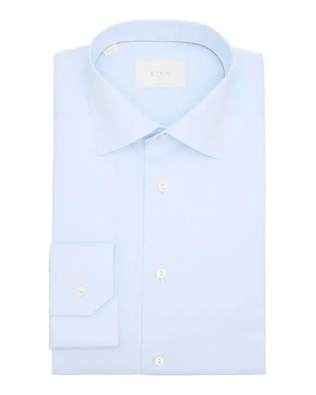 Men 's Slim Fit Textured Elevated Pique Dress Shirt