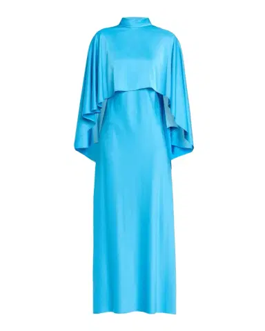 Ungaro Abigal Mock-Neck Cape Gown | Thumbnail 1 Ungaro Abigal Mock-Neck Cape Gown | Thumbnail 1