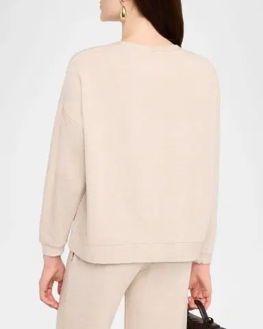 MAJESTIC FILATURES French Terry Crewneck Sweatshirt | Thumbnail 3