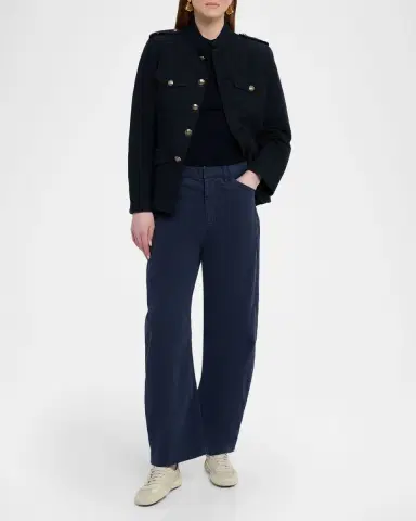 Nili Lotan Raymond Cotton Twill Utility Jacket | Thumbnail 2 Nili Lotan Raymond Cotton Twill Utility Jacket | Thumbnail 2