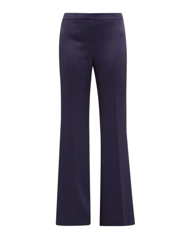 Ungaro Kyra Flare-Leg Satin Pants