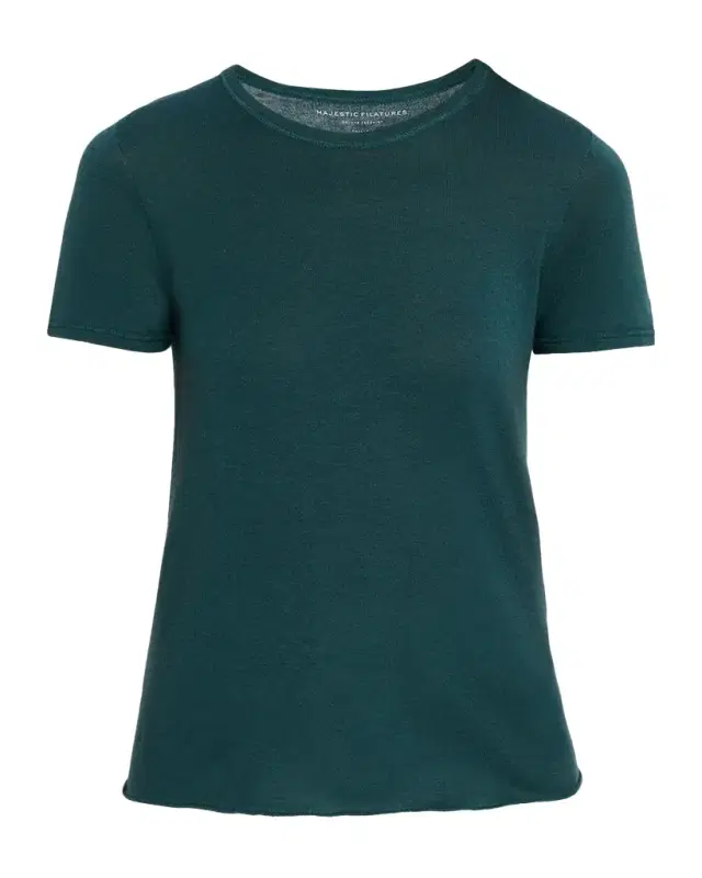 Majestic Filatures Machine Washable Cashmere Crewneck T-Shirt