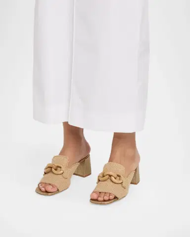PEDRO GARCIA 55mm Umita Moore Moc Jute Midi Mules | Thumbnail 2