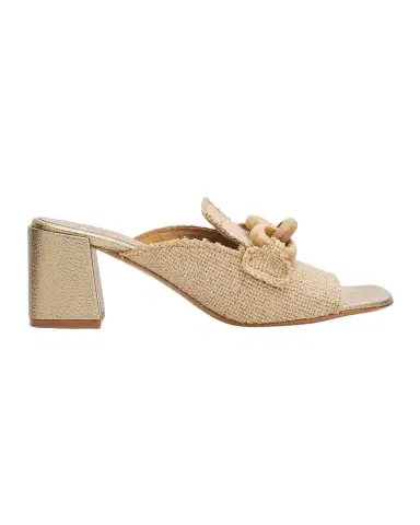 PEDRO GARCIA 55mm Umita Moore Moc Jute Midi Mules | Thumbnail 1