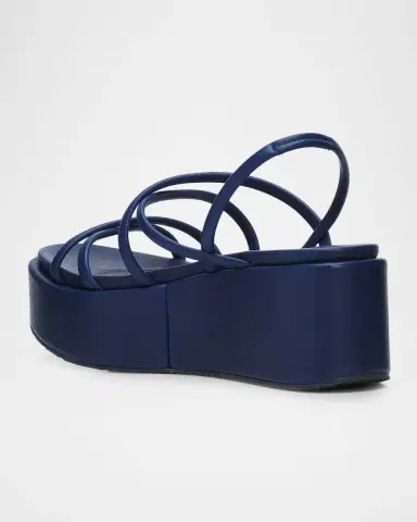 Pedro Garcia 40mm Ninoska Leather Strappy Crisscross Flatform Sandals | Thumbnail 4 Pedro Garcia 40mm Ninoska Leather Strappy Crisscross Flatform Sandals | Thumbnail 4