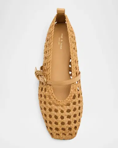rag & bone Spire Woven Mary Jane Ballerina Flats | Thumbnail 6 rag & bone Spire Woven Mary Jane Ballerina Flats | Thumbnail 6