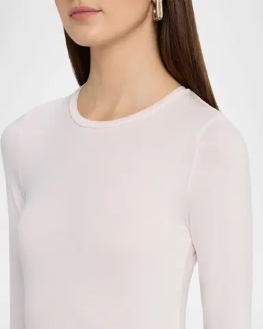 MAJESTIC FILATURES Soft Touch Long-Sleeve Crewneck T-Shirt | Thumbnail 5 MAJESTIC FILATURES Soft Touch Long-Sleeve Crewneck T-Shirt | Thumbnail 5
