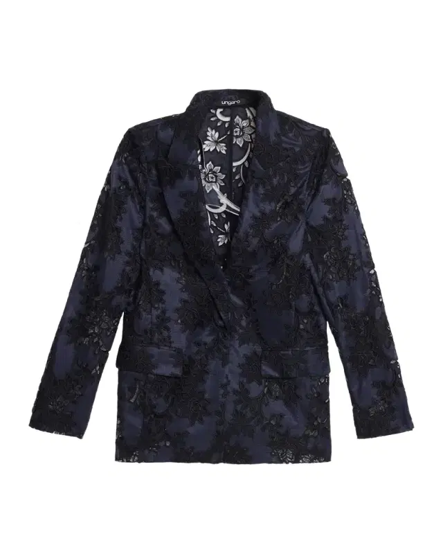 Ungaro Cornelia Lace-Inset Jacket