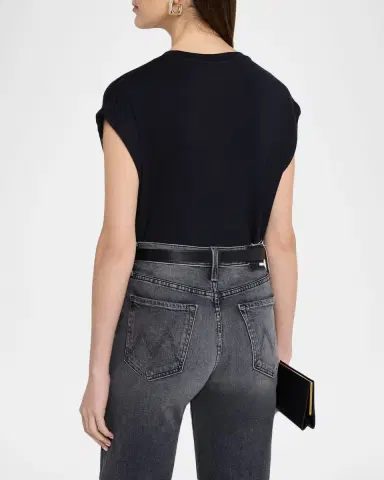 MAJESTIC FILATURES French Terry Cuffed-Sleeve Top | Thumbnail 3