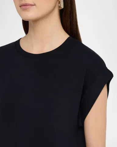 MAJESTIC FILATURES French Terry Cuffed-Sleeve Top | Thumbnail 5