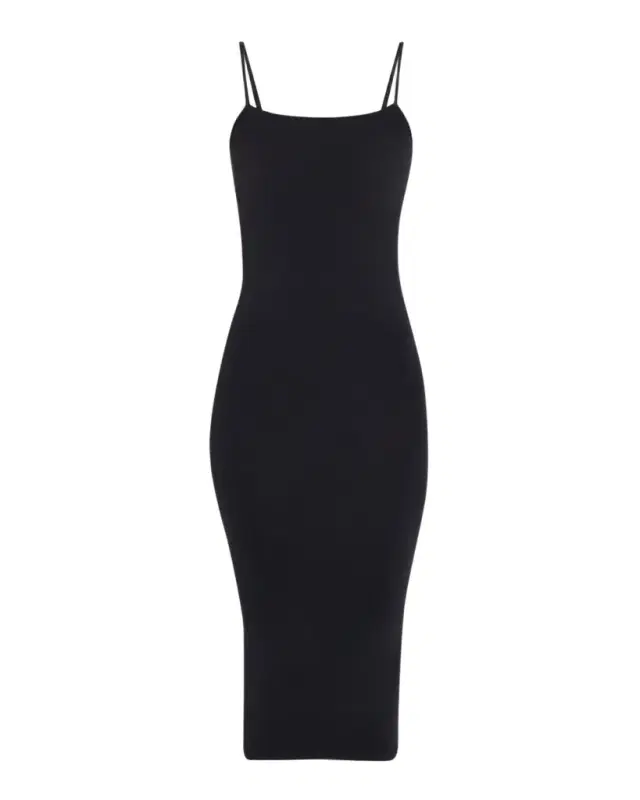 Wolford Fatal Sleeveless Bodycon Knit Velvet Midi Dress