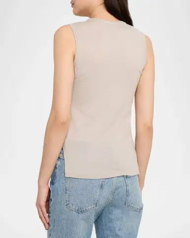 MAJESTIC FILATURES Cashmere Crewneck Tank Top | Thumbnail 3 MAJESTIC FILATURES Cashmere Crewneck Tank Top | Thumbnail 3