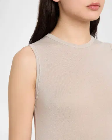 MAJESTIC FILATURES Cashmere Crewneck Tank Top | Thumbnail 5 MAJESTIC FILATURES Cashmere Crewneck Tank Top | Thumbnail 5