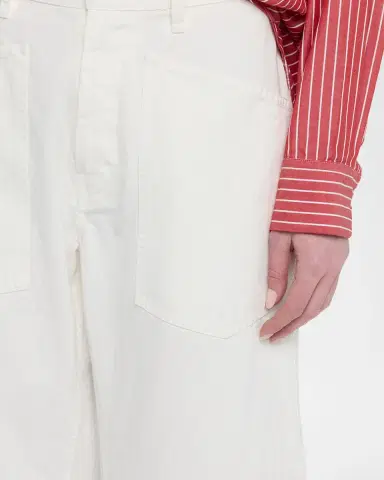 Nili Lotan Shon Herringbone Barrel-Leg Ankle Pants | Thumbnail 5