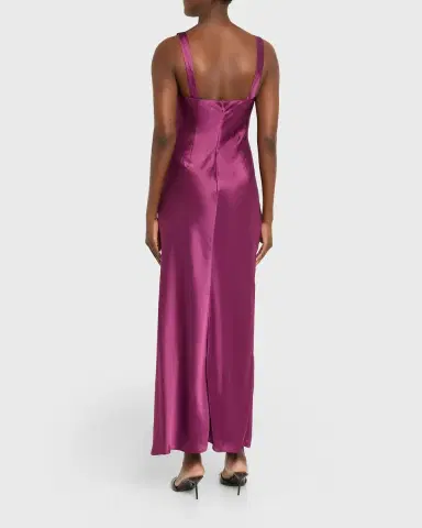 Anna Quan Etta Satin Column Dress | Thumbnail 3 Anna Quan Etta Satin Column Dress | Thumbnail 3