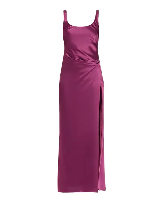 Anna Quan Etta Satin Column Dress