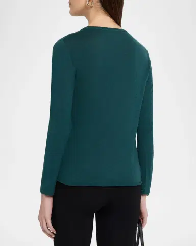 MAJESTIC FILATURES Machine Washable Cashmere Scoop-Neck Pullover | Thumbnail 3 MAJESTIC FILATURES Machine Washable Cashmere Scoop-Neck Pullover | Thumbnail 3
