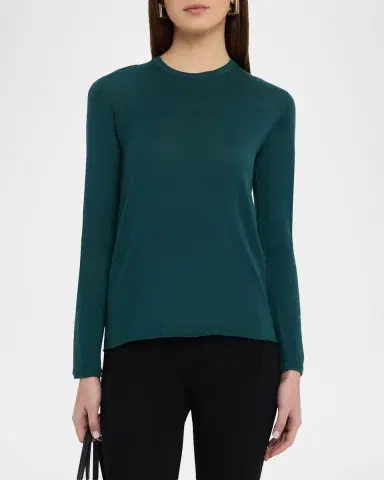 MAJESTIC FILATURES Machine Washable Cashmere Scoop-Neck Pullover | Thumbnail 4 MAJESTIC FILATURES Machine Washable Cashmere Scoop-Neck Pullover | Thumbnail 4