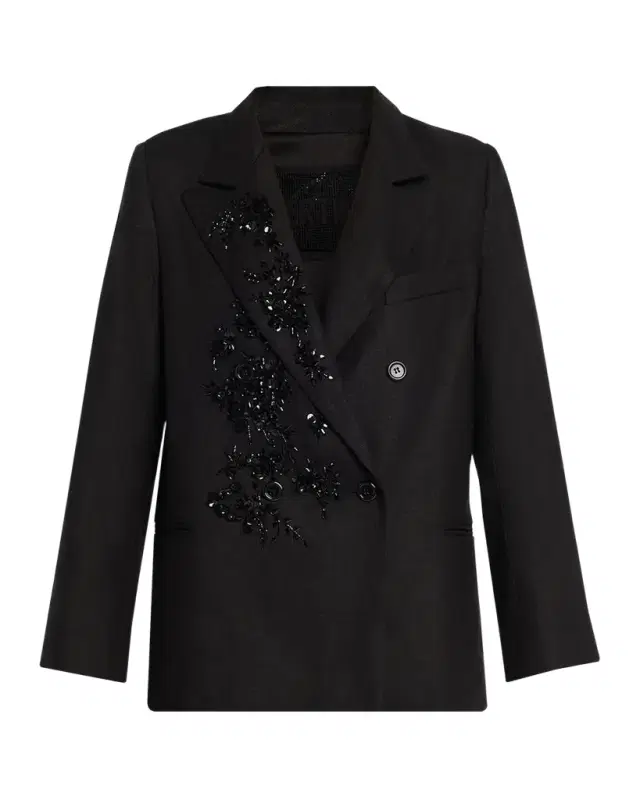 Libertine Antibes Night Embellished Double-Breasted Jacket