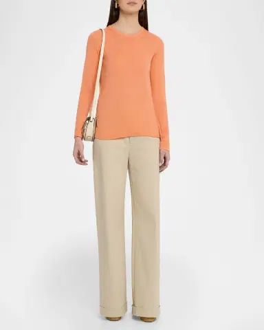 MAJESTIC FILATURES Machine Washable Cashmere Scoop-Neck Pullover | Thumbnail 2